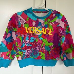 Versace Multicolor Graphic Sweatshirt